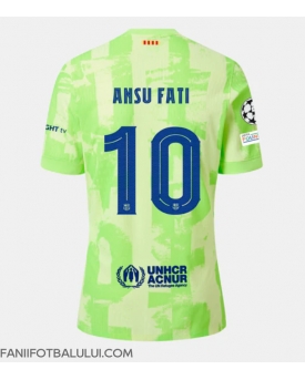 Barcelona Ansu Fati #10 Tricou Fotbal Replică 2024-25 Barbati Treilea